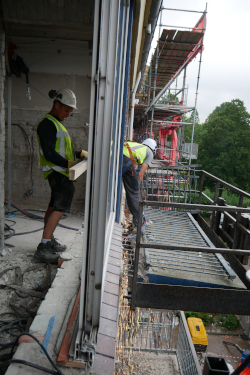 Mobiel ankerpunt valbeveiliging los branden balkon