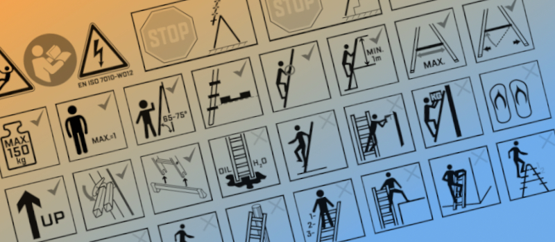 Toolbox werken met ladders en trappen