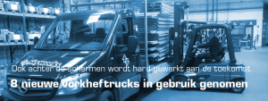 Heftruck vloot vernieuwd
