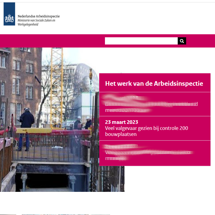 Afbeelding Veel valgevaar gezien bij controle 200 bouwplaatsen