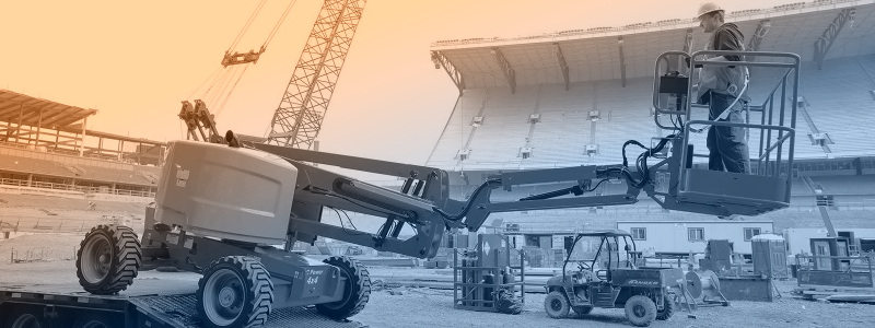 Afbeelding Wel of geen valbeveiliging in een hoogwerker?