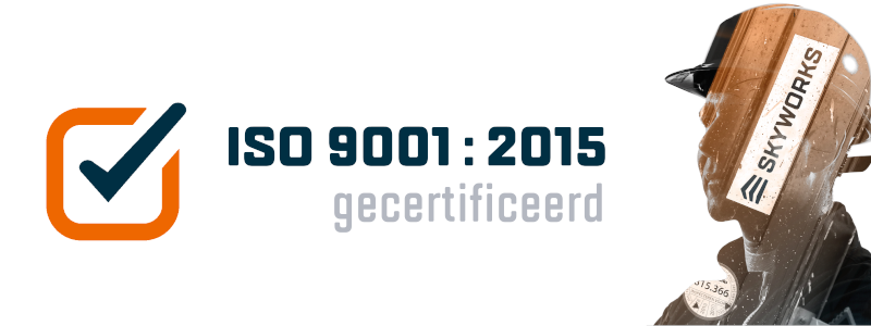 Afbeelding Skyworks ISO 9001:2015 gecertificeerd