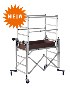 Nieuwe telescopisch verstelbare steiger