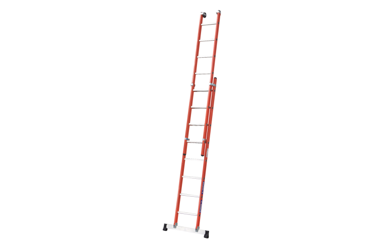 Opsteekladder kunststof 2x12