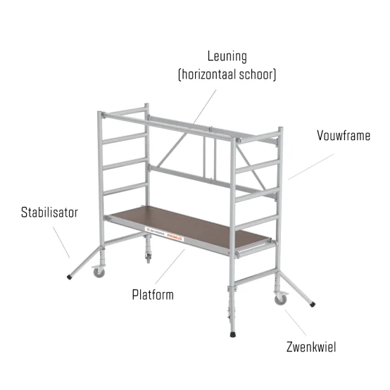 Onderdelen kamersteiger Onderdelen kamersteiger