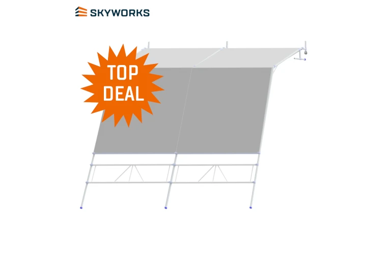Doorwerktent gekoppeld 250-305 Premium