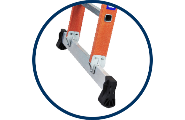 Opsteekladder kunststof 2x12