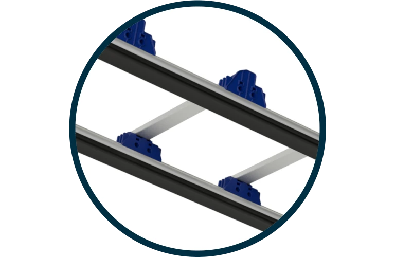 Ladderdeel 1,65m tbv dakladder