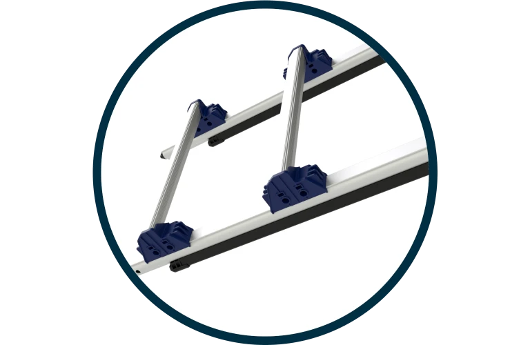 Ladderdeel 1,65m tbv dakladder