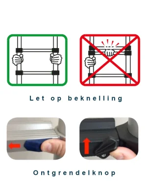 Ontgrendelen telescopische ladder Ontgrendelen telescopische ladder