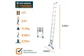 Telescoopladder X-Tenso 11 sp