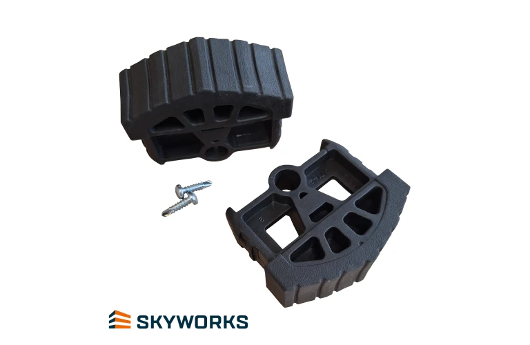 Ladderslof insteek 66mm set 2 stuks