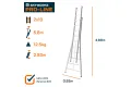 Opsteekladder 2x10 sporten Pro-Line