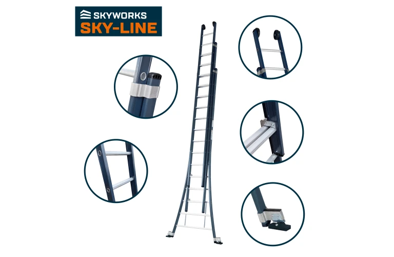 Opsteekladder 3x14 sporten Sky-Line