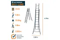 Reformladder 2x10 sporten Sky-Line