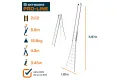 Reformladder 2x12 sporten Pro-Line