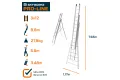 Reformladder 3x12 sporten Pro-Line