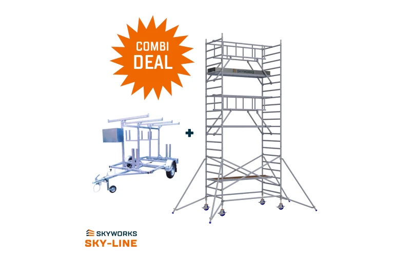 Steigeraanhanger + Rolsteiger Sky-Line 1,35x2,50x5,20