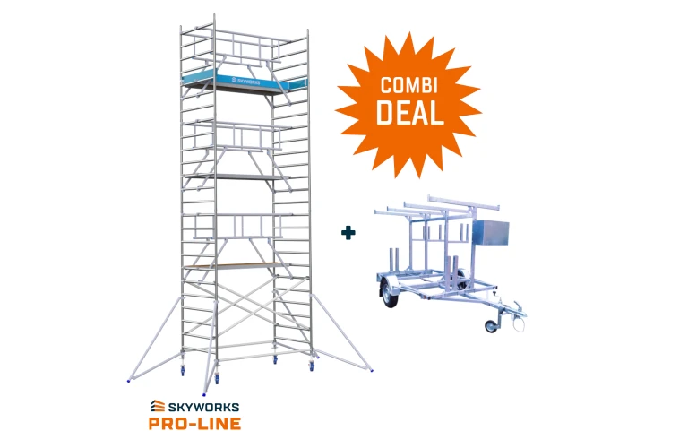 Steigeraanhanger + Rolsteiger Pro-Line 1,35x2,50x6,20