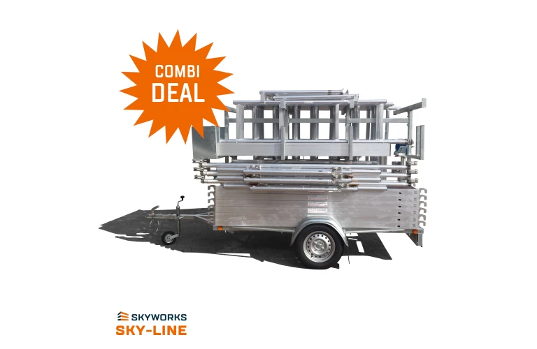 Steigeraanhanger + Rolsteiger Sky-Line 1,35x2,50x6,20