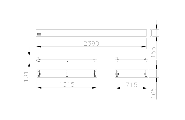 Kantplank 135 Pro-Line