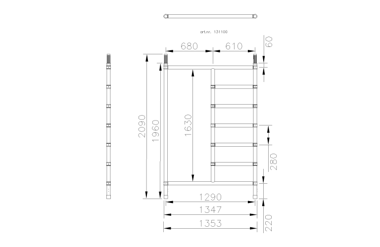 Doorloopframe 135 Sky-Line